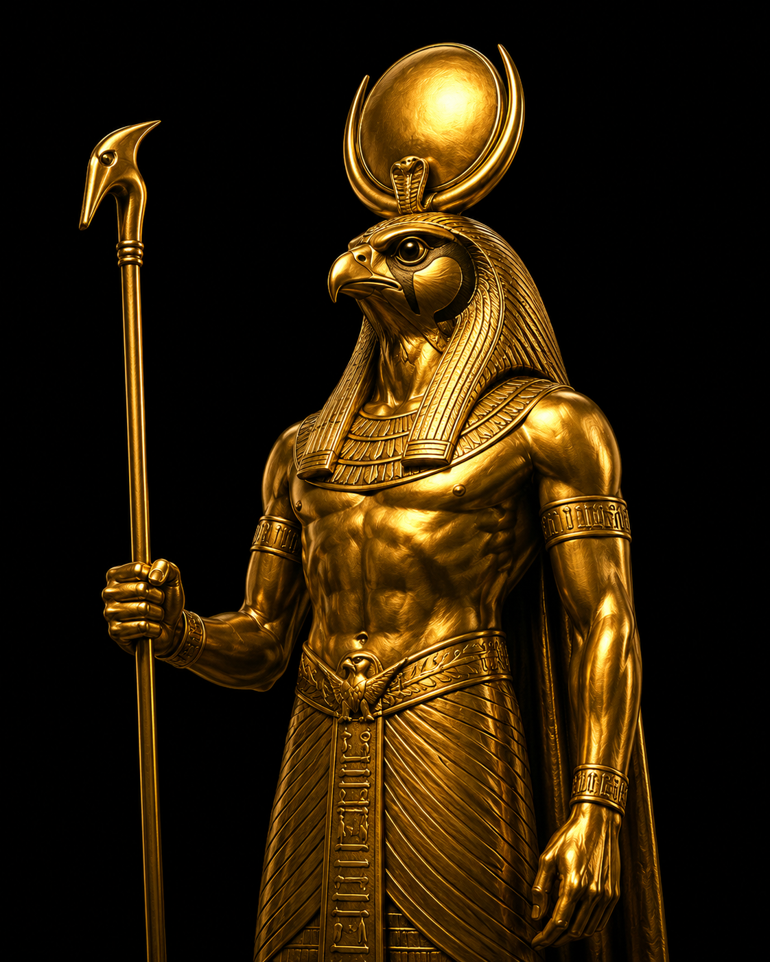 Horus, dieu-faucon doré